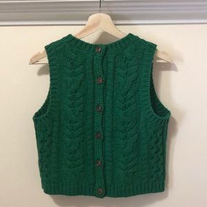 Anthropologie Fisherman’s Wool Vest